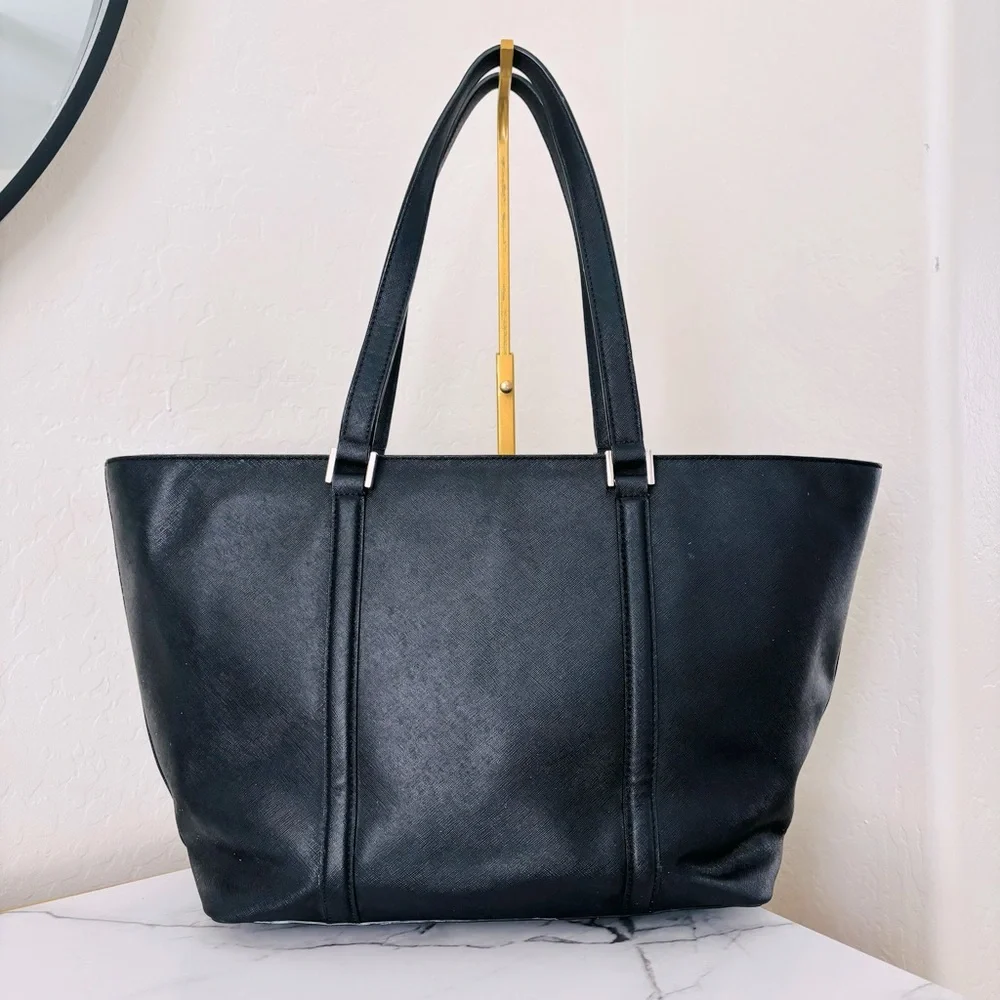 Kate Spade Black Saffiano Leather Tote Bag‎